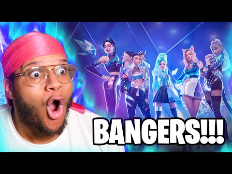 Arcane Fan Watches ALL League of Legends KDA Music Videos FOR THE FIRST TIME