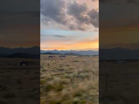 Today on the Homestead: Colorado Mountains at Sunset | Nature's Beauty #shorts