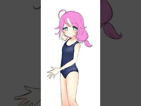 【おえかき】デレマス/遊佐こずえちゃん描いてみた　イラストメイキング #shorts