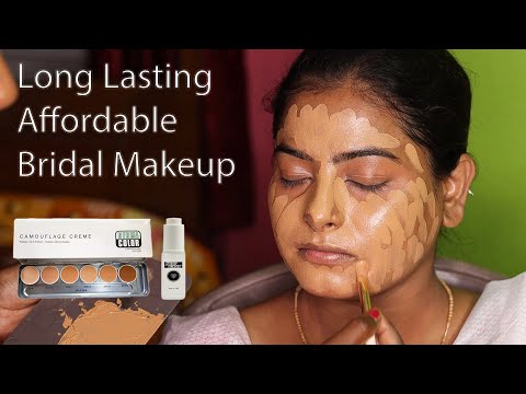 Winter Bridal Makeup/ Best Affordable Bridal Makeup For Beginners/ Step By Step Makeup Tutorial