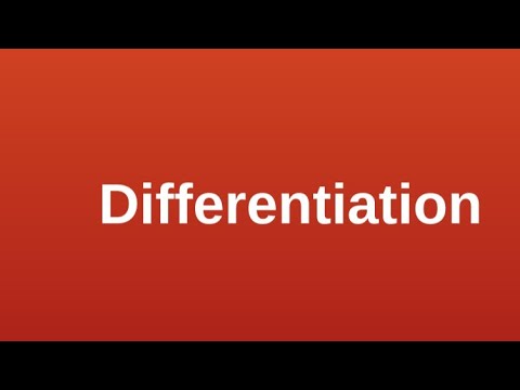 Differentiation-Management & BCOM