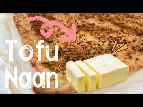 【ENG】 Healthy Tofu Naan?! Save the recipe now! #cookingvideo #naan #flatbread