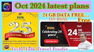 BSNL recharge plan 2024 October | latest bsnl plans | BSNL 4G plans and offers | voice & data STVs