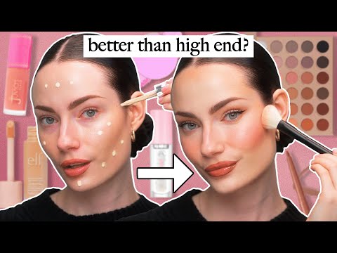 FULL FACE OF DRUGSTORE MAKEUP THAT'S BETTER THAN LUXURY?