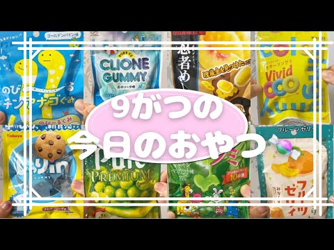 9月の今日のおやつ🍬Japanescandy