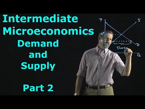 Intermediate Microeconomics: Supply and Demand, Part 2