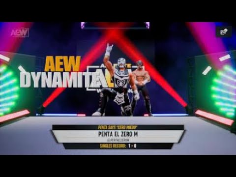 AEW DYNAMITE DEATH TRIANGLE RETURN TO COME FACE TO FACE WITH STING AND DARBY ALIN!!!!!!!!!