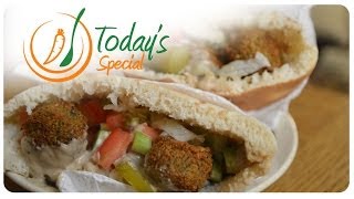 Falafel Sandwich recipe - سندويش فلافل - How to Make a Delicious, Fast, Easy, Falafel Sandwich