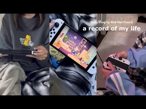 深夜のゲームタイム┊オタクの引きこもりVLOG┊あつ森グッズ開封┊ニトリとダイソー商品でデスク周りの収納を見直す┊にじさんじオタクの日常