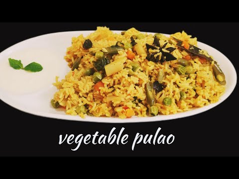 Vegetable Pulao Recipe in Kannada | Veg Pulao Recipe | Masala Pulao Recipe