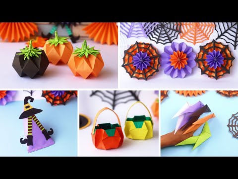 5 DIY Halloween Crafts ideas | Halloween Decoration ideas 2022 | Easy Paper Crafts