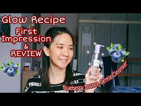 Glow Recipe Blueberry Bounce Gentle Cleanser First Impression + Review | SKINCARE DIARIES