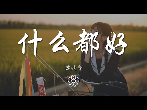 蘇效音 - 什麼都好『我的驕傲 多想你能知道』【動態歌詞Lyrics】