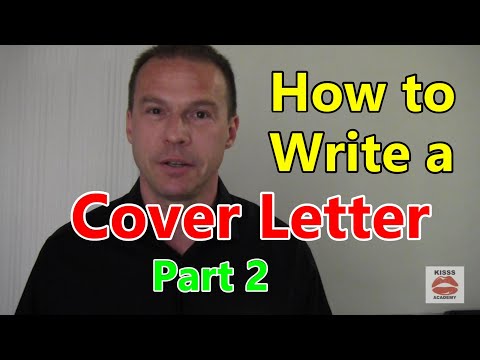 How to Write a Cover Letter - Part 2 | Body Paragraphs