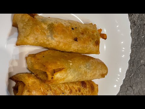 Chicken tikka chunks rolls