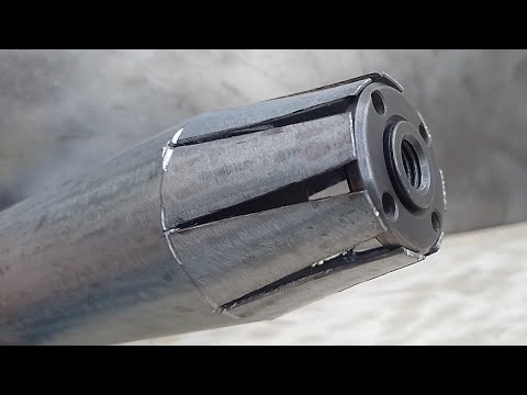 Few know the incredible way to join metal pipes | How does the welder do this?