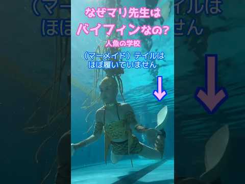 🧜‍♀️なぜマリダイバーは二枚ヒレのフィンなのか/マーメイドスイム #mermaid #マーメイド #人魚