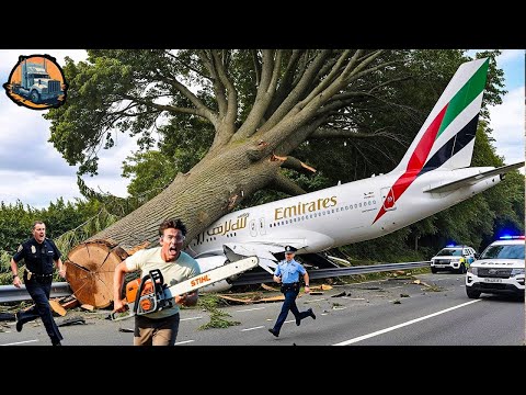 Extreme Dangerous Fastest Big Chainsaw Cutting Tree Machines | Heavy Equipment Fails | Part 11