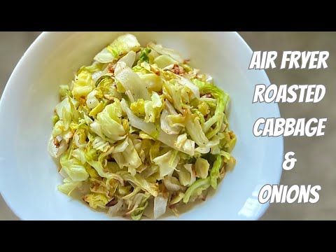 Your AIR FRYER was made for this! | How to Roast Cabbage and Onions in the Air Fryer