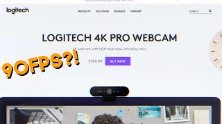 About that "new" Logitech 4K Pro Webcam...