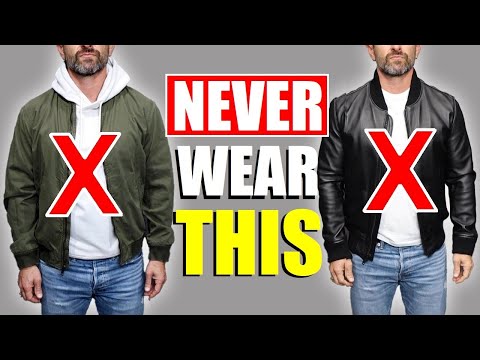 STOP Wearing a Bomber Jacket WRONG (10 Bomber Wearing Do's & DON'Ts)