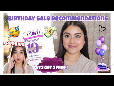 @plumgoodness 10th Birthday Sale Recommendations | Buy 2 Get 2 + Freebies | Plum Must Haves