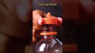 Quick jack to make catchup bottle from any bottle #reuseplastic #CraftingFun #createeveryday