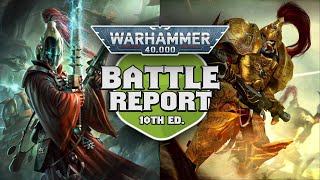 Craftworlds vs Adeptus Custodes Warhammer 40k 10th Edition Battle Report Ep 52