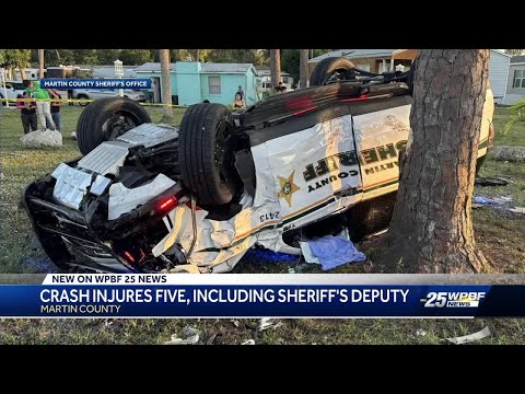 Martin County Sheriff's deputy involved in serious car crash