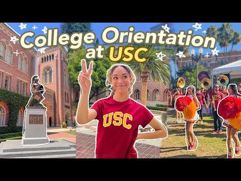 College Orientation VLOG! | USC Freshman Year 💛❤️✌🏽