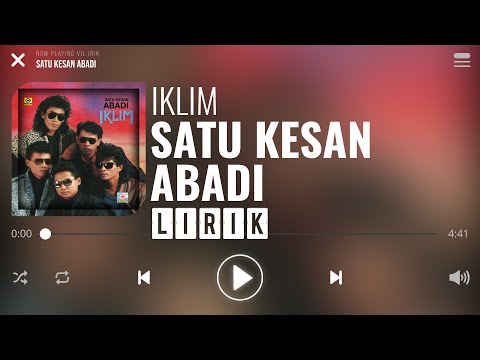 Iklim - Satu Kesan Abadi [Lirik]