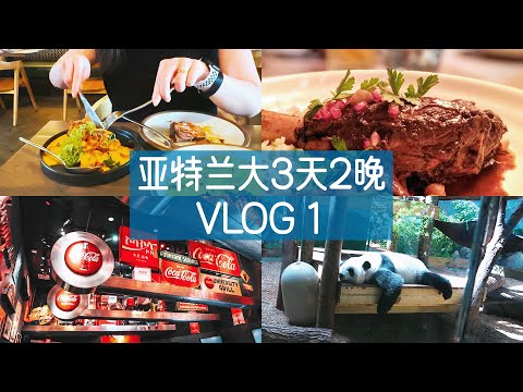 亚特兰大VLOG｜上篇｜在美国的大熊猫生活的怎样？｜可口可乐居然还有博物馆！