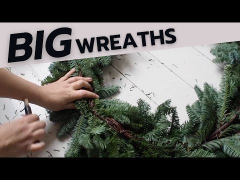 How To Make A Jumbo Wreath For Christmas?