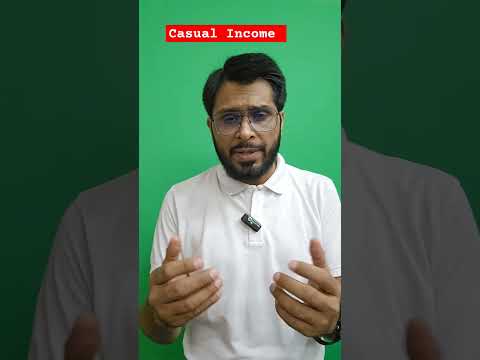 Casual Income under Income Tax #incometax #caintertax #cmaintertax #taxation #directtax #shorts