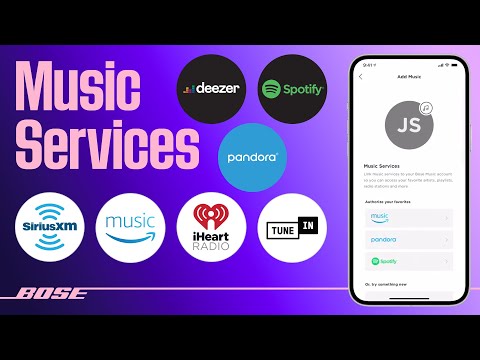 Bose App – Music Services