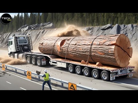 Extreme Dangerous Monster Truck Driving Skills | Oversize Load Heavy Equipment Working #12