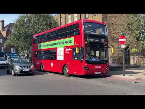 Buses at Camden Town, London - Saturday 14th September 2024