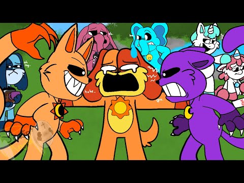 Catnap & Dogday Meet Frowning Critters Ver Themselves #2 -Smiling Critters Cartoon🌈 //Poppy Playtime