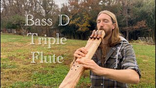 Bass D Native American Style Triple Flute