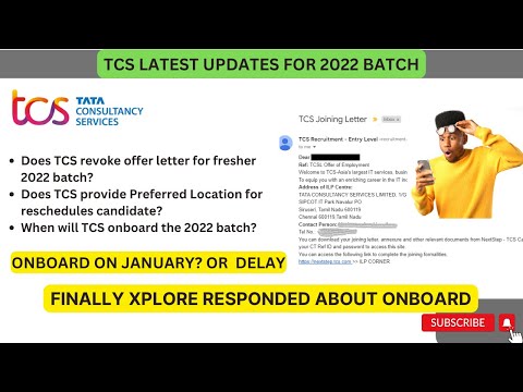 TCS LATEST UPDATES | JOINING LETTER | DEC,JAN,FEB - PHASE ONBOARDING | 2022  PASSED OUT BATCH |