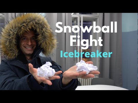 Super Fun ESL Icebreaker: Snowball Fight