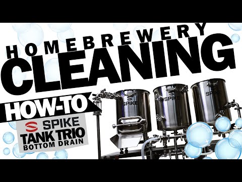 Cleaning a Spike Tank Trio Homebrewing Brewhouse