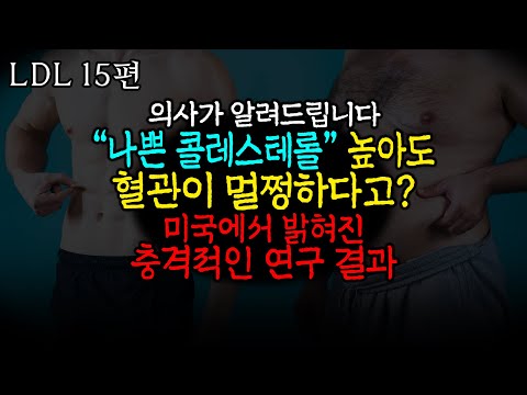 나쁜 콜레스테롤 높아지면 심장 혈관을 바로 막아버릴까? 충격적 연구결과 폭로 [LDL 15편] Lean Mass Hyper-Responder