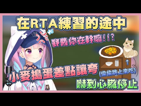 【皮卡麥醬】RTA的途中 麥醬做出了讓夸差點嚇死的事情【湊阿庫婭】【Vtuber翻譯】