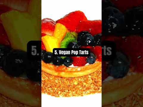 🍓 10 Best Vegan Desserts We Can't Stop Eating 😋 #shorts #vegandesserts #veganrecipes #veganfood