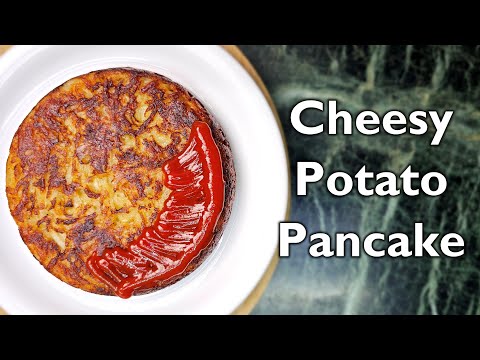 आलू से इतना टेस्टी और इजी नास्ता की रेसिपी की सब लोग खुस Cheesy Potato Pancake