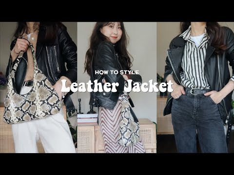 皮衣搭配｜How to style LEATHER JACKET｜深秋穿搭思路