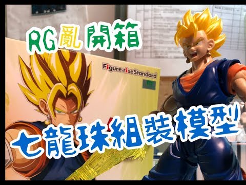 RG亂開箱 快速素組 超級賽亞人貝吉特 Figure-rise Standard 組裝模型