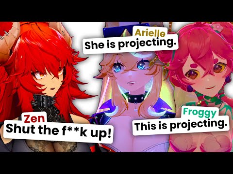 Zen gets caught projecting while trying to make fun of Froggy for grilling Kraft Singles...