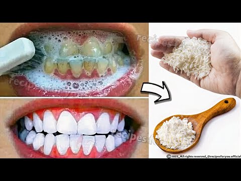 Teeth whitening at home in just 2 minutes - how to whiten teeth at home? 100% effective